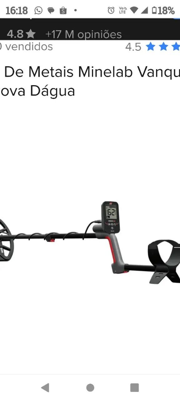 Detector de metais minelab vanquixch 360 - Foto 3