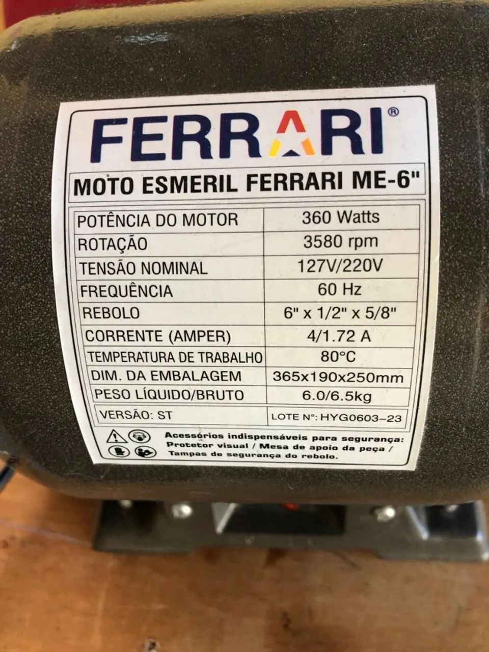 KIT Esmeril , Suporte para esmeril, Escova de aço para esmeril e morça - Foto 2