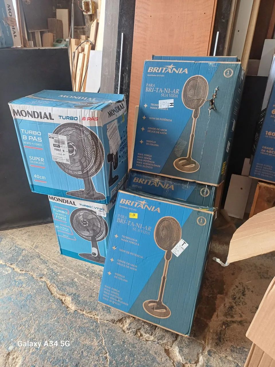 Ventidores (diversos modelos)