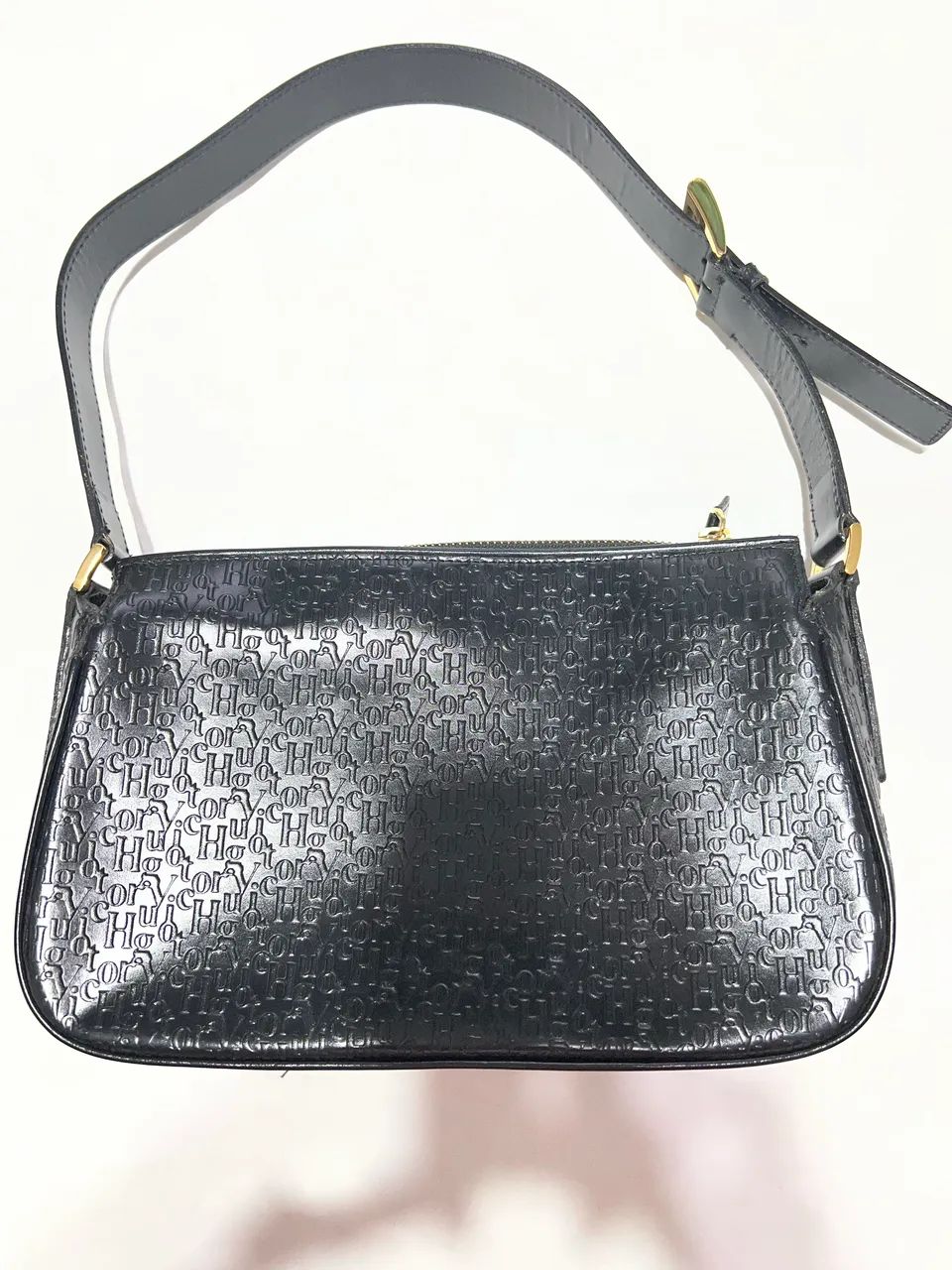 Bolsa Victor Hugo Original de Couro Preta, sem uso.  - Foto 4