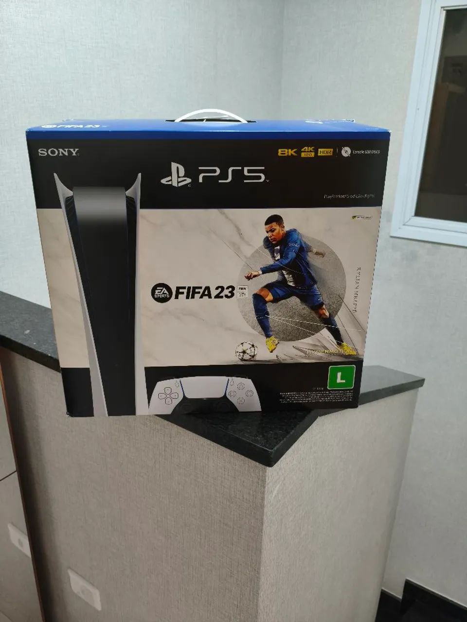 Playstation 5 com 2 Controles