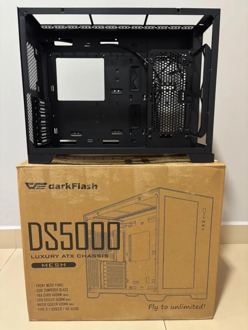 Gabinete DarkFlash DS5000 Mesh ATX - Estado de Novo! - Foto 5