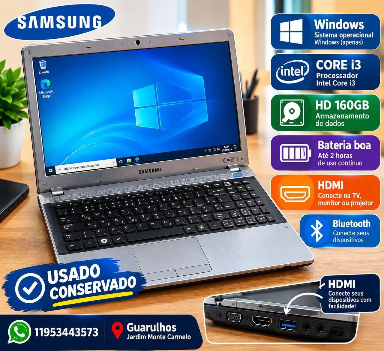 Notebook Samsung 
