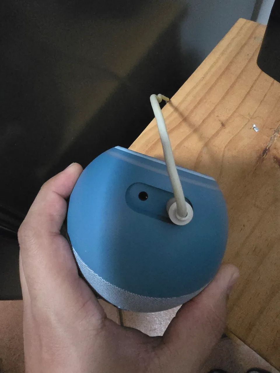 Echo Dot (4ª Geração) Amazon, com Alexa, Com Relógio, Smart Speaker, Azul - Foto 2