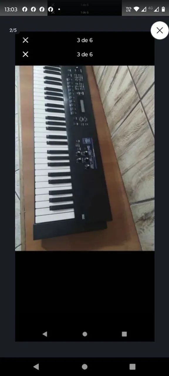 Teclado Roland Juno d limite tudo funcionando perfeitamente  - Foto 2