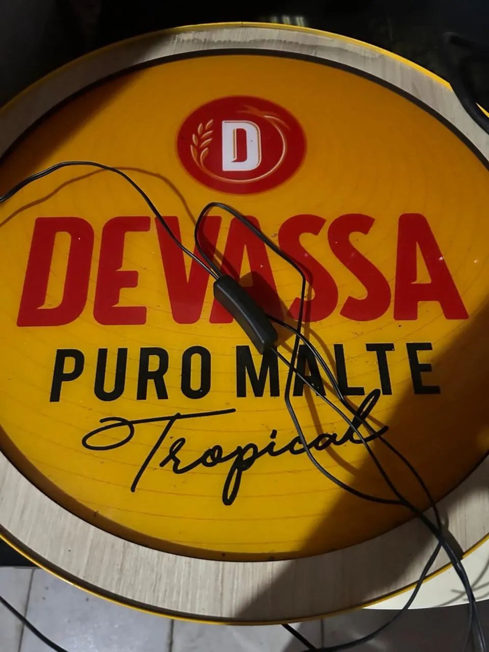 Letreiro Devassa Puro Malte - decoração para bar - Foto 2