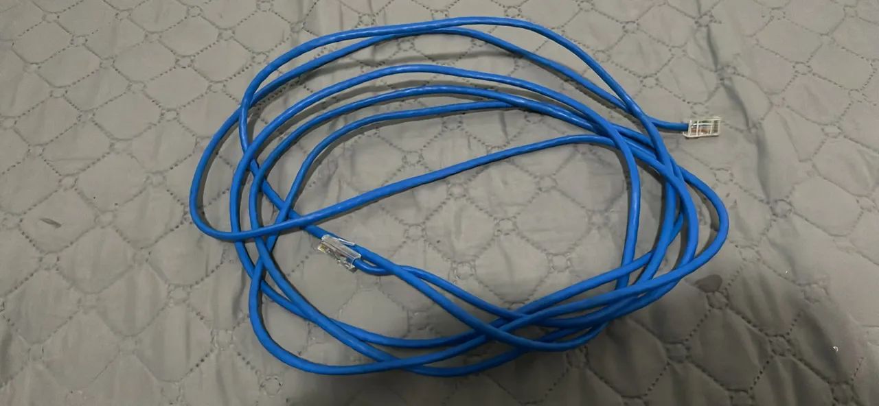 Cabo de Rede Ethernet RJ45 Azul ? Medida Longa - Foto 2