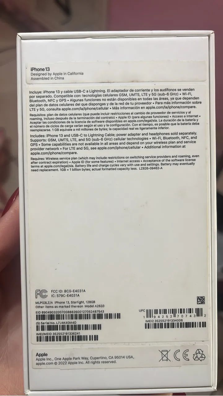 iPhone 13, 128gb
