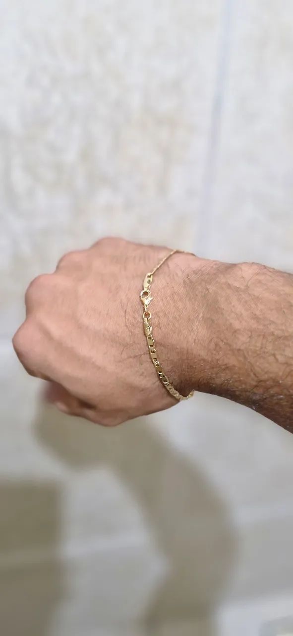 Corrente e pulseira magold 18k  - Foto 4