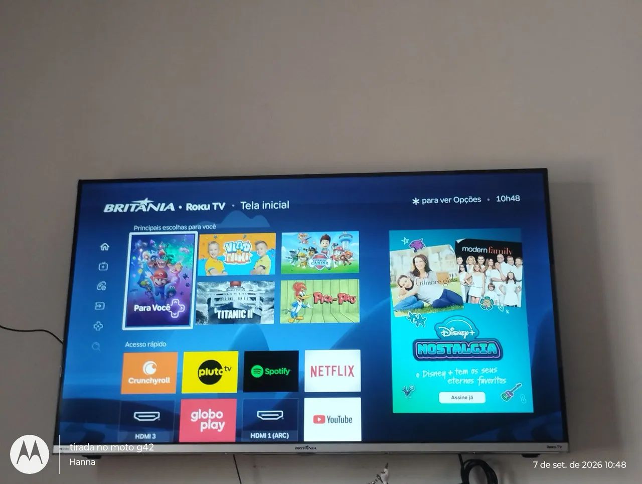 Tv Rokus Britânia 43" Smart 