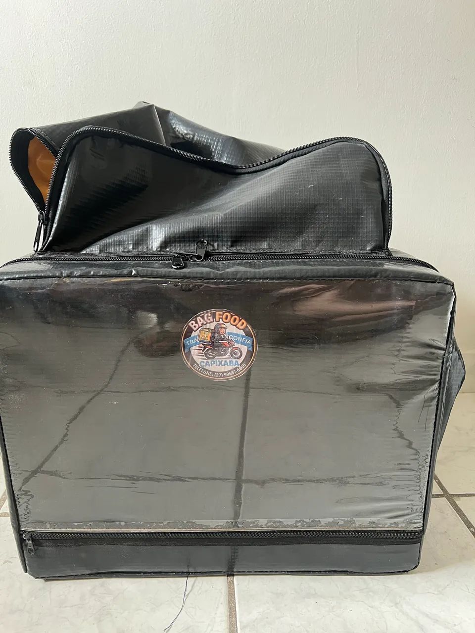 Vendo bag de entrega ótimo estado usada duas vezes? bag impermeável  - Foto 3