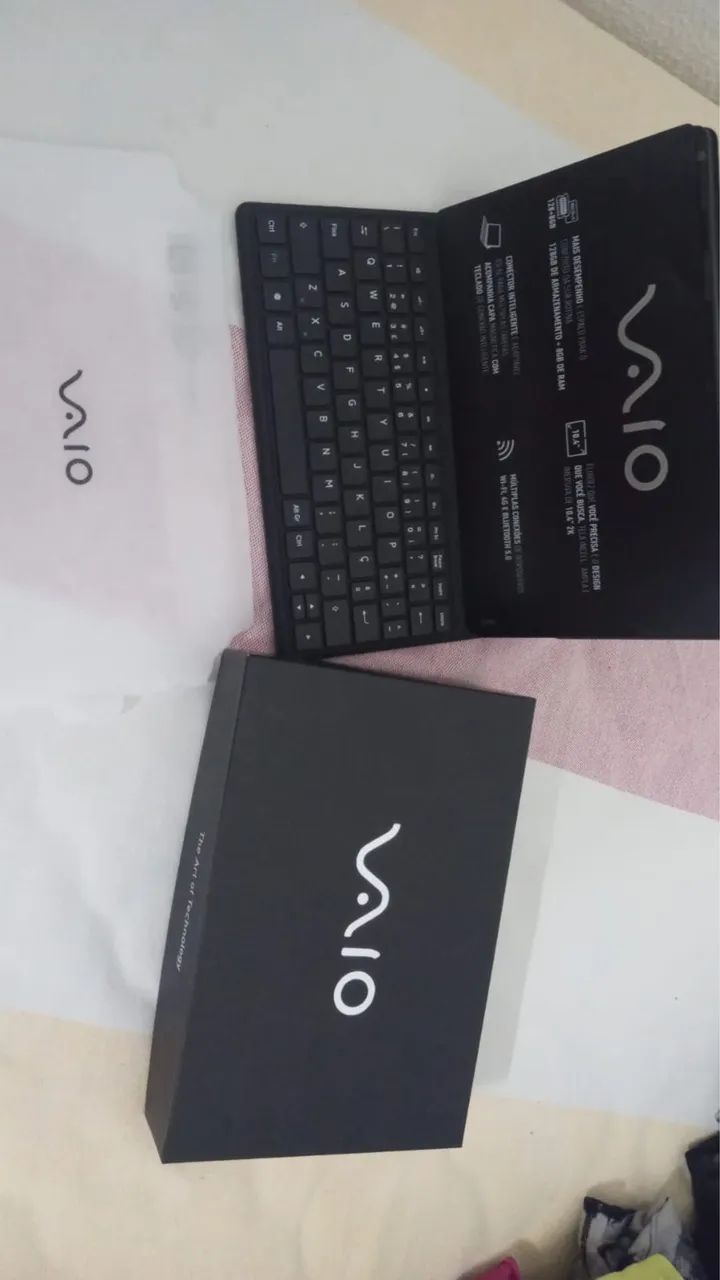 VAIO 10,4" 2 em 1 - 8GB RAM + 128GB - Com Teclado e Caixa  - Foto 2