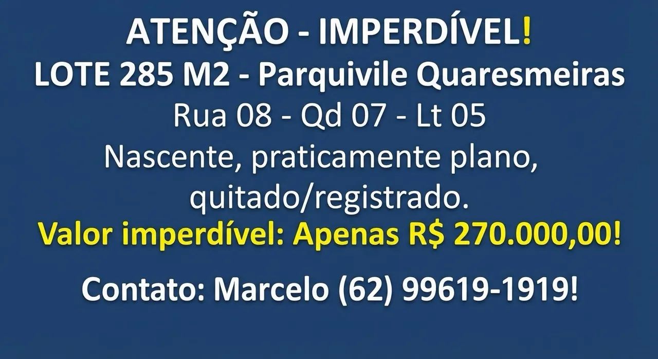 Imperdível: preço bem abaixo da tabela ! Valor 270.000,00