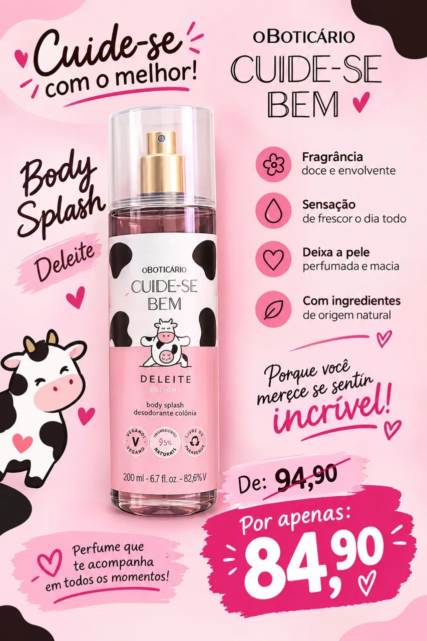 Body Splash o Boticário 