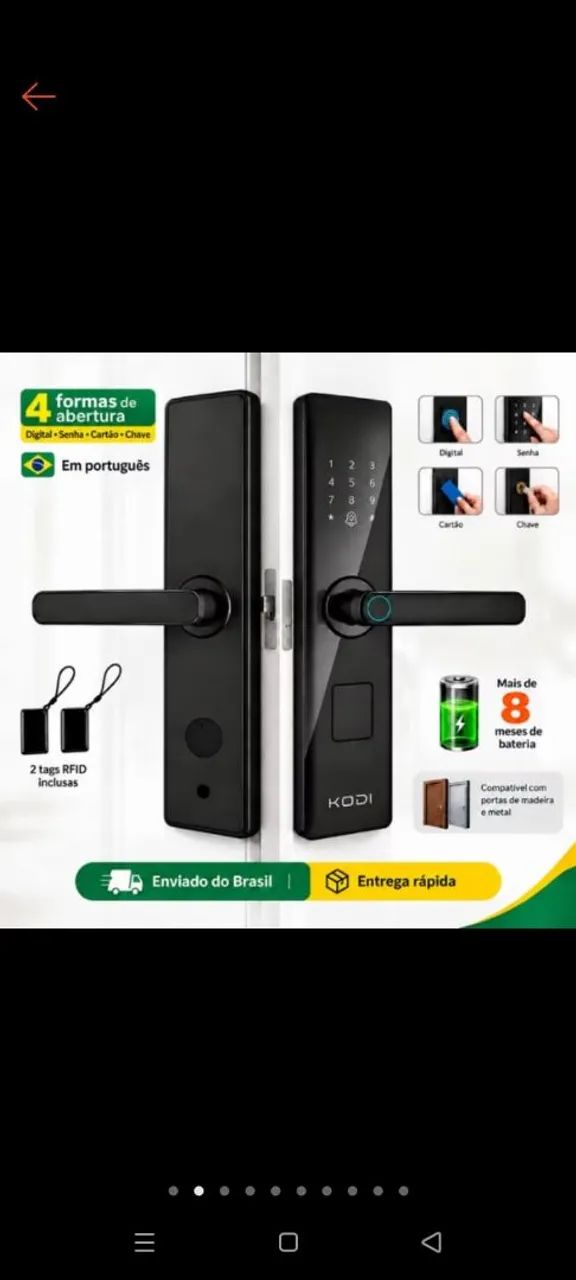 Instalação de fechadura eletrônica 