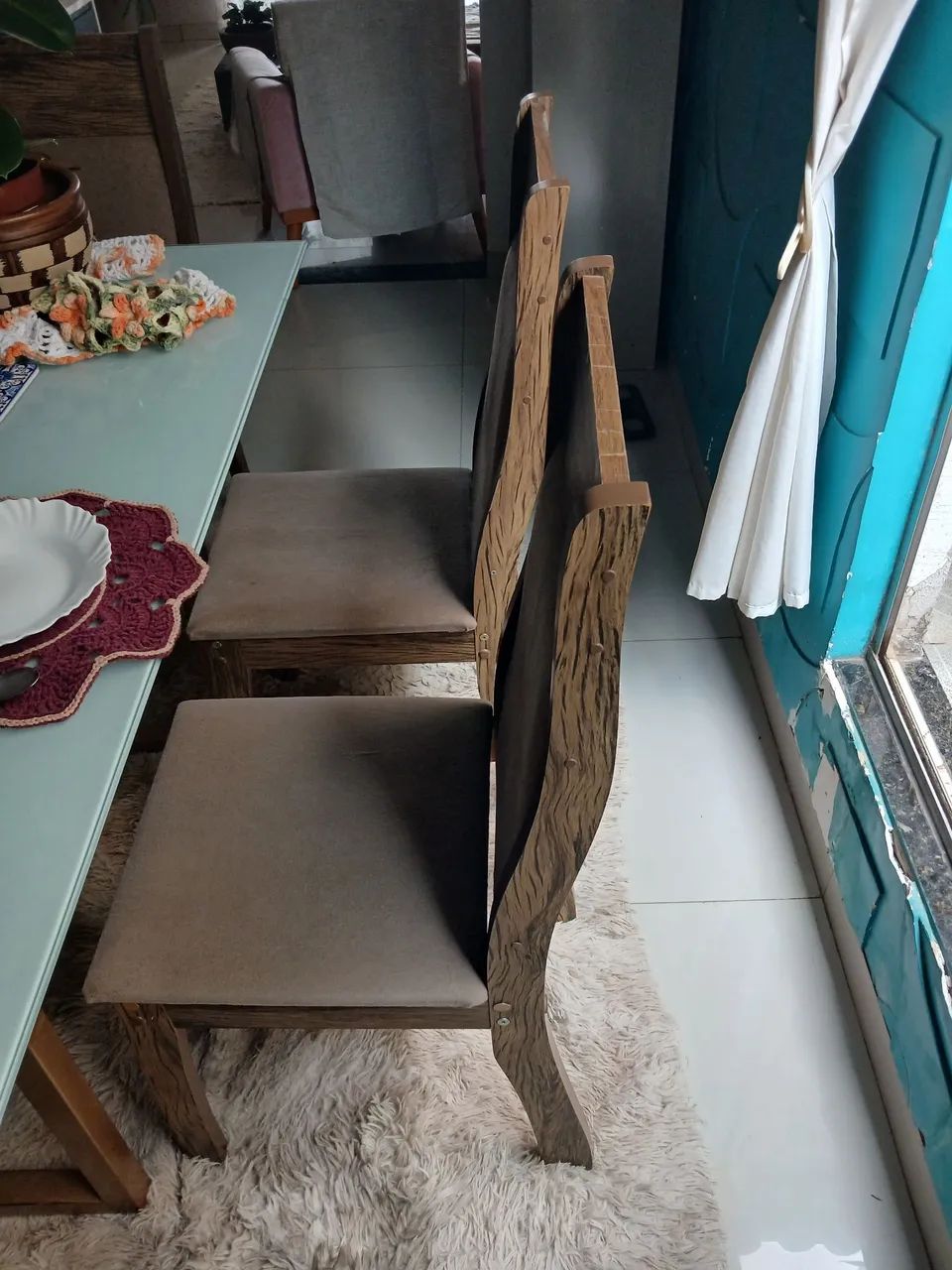 Jogo cadeiras de sala de estar - Foto 4