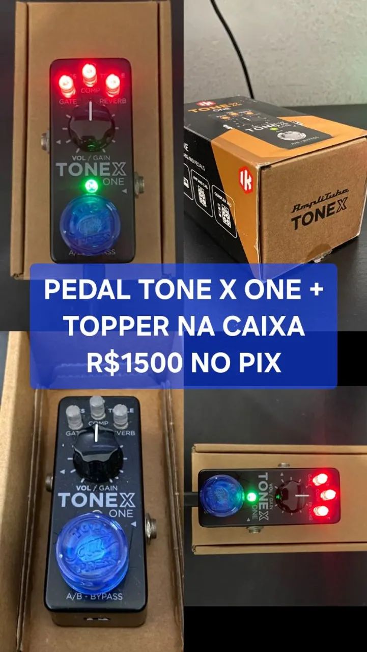 PEDAL TONE X ONE COM TOPPER E NA CAIXA - Foto 5