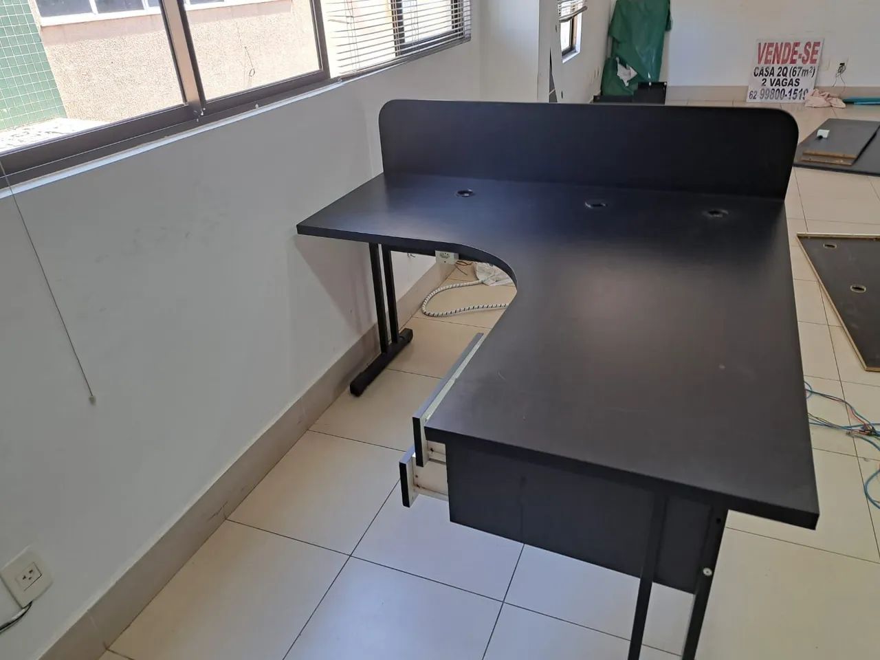 Mesa De Escritório Em L Executiva