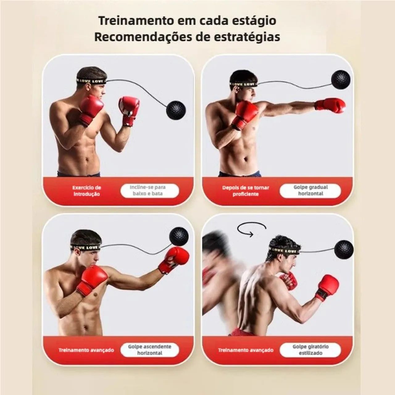 BOLA TREINO REFLEXO - BOX - Foto 2