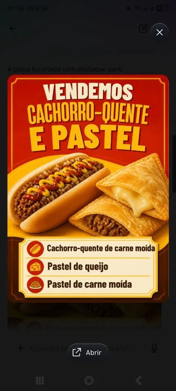 Cachorro quente e pastel. - Foto 2