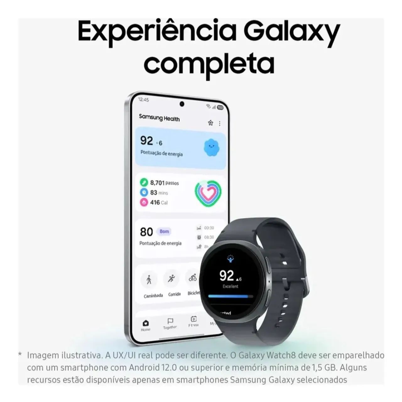 Smartwatch Galaxy Watch8 40mm lacrado - Foto 5
