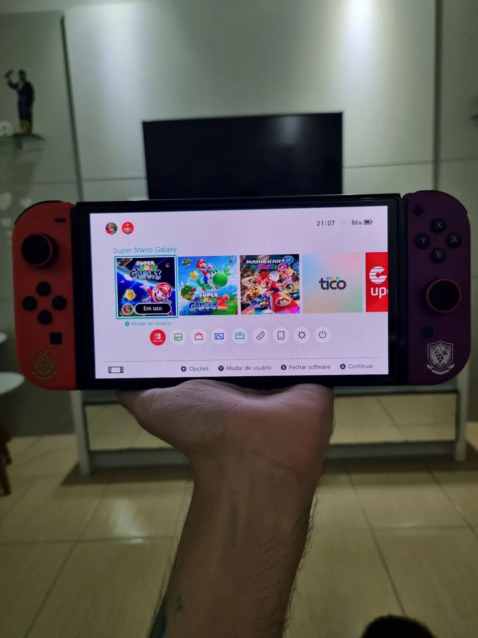 Nintendo Switch Oled Desbloqueado - Foto 3
