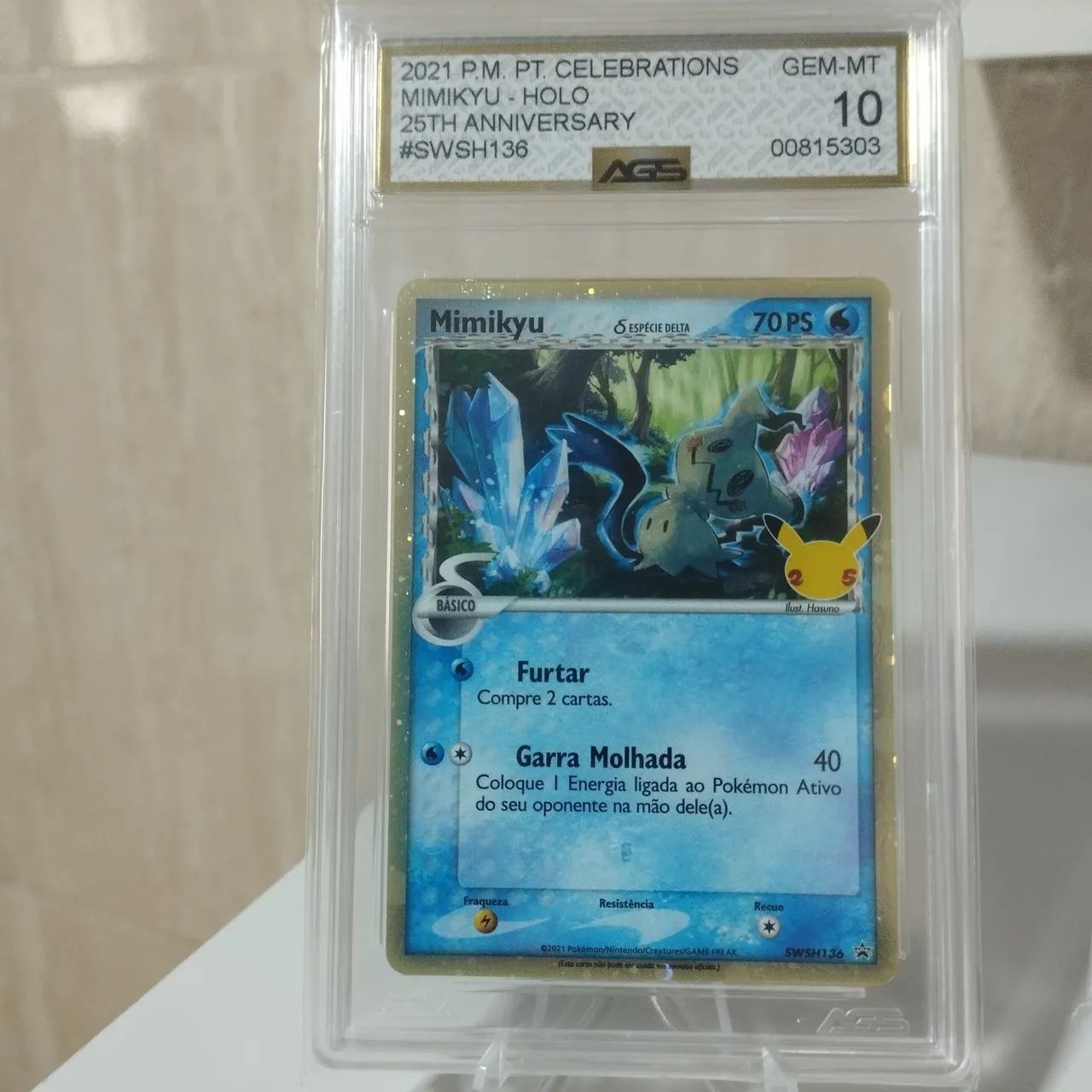 Carta Pokémon Mimikyu Graduada 
