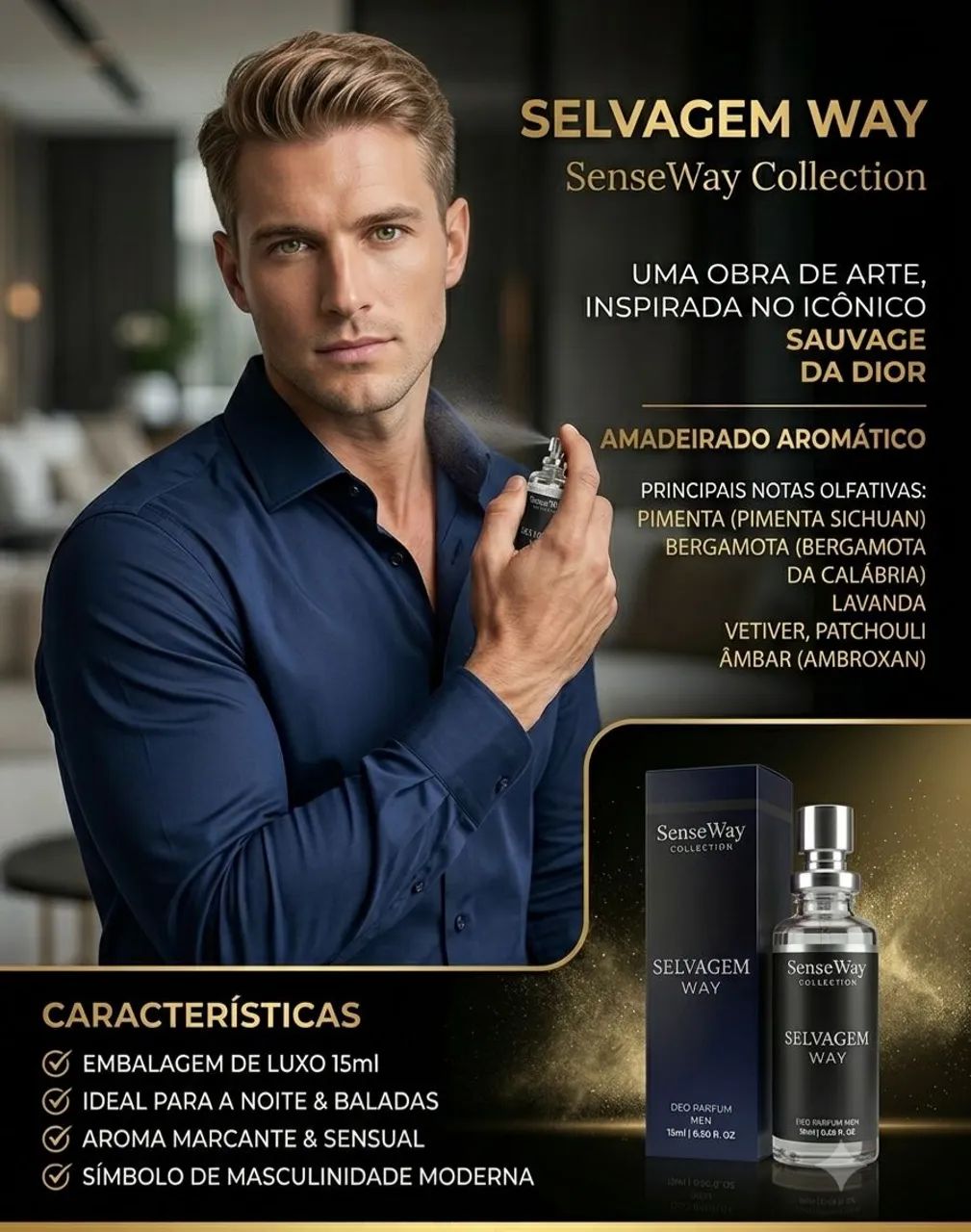 Perfume masculino SELVAGEM WAY 