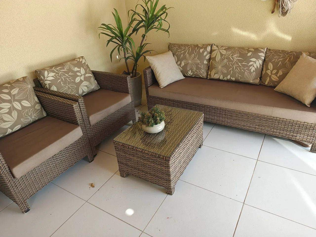 Conjunto de cadeiras de terraço 
