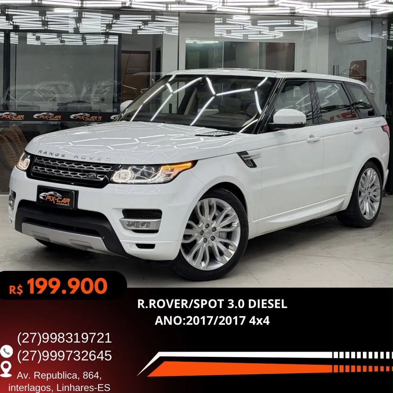Land Rover Range Rover Sport HSE 3.0 Sdv6 Diesel 2017