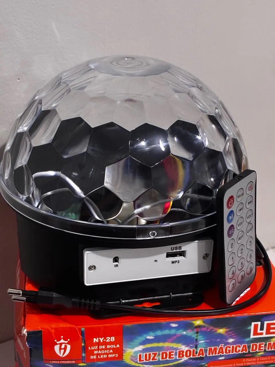 Iluminação globo com Bluetooth 