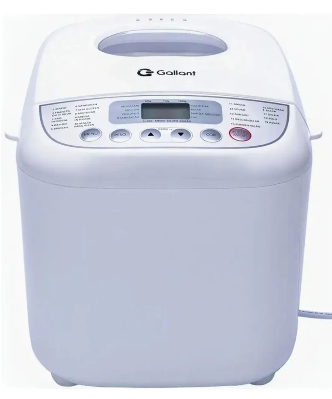 Panificadora 19 Programas Gallant 600w Branca - Foto 4