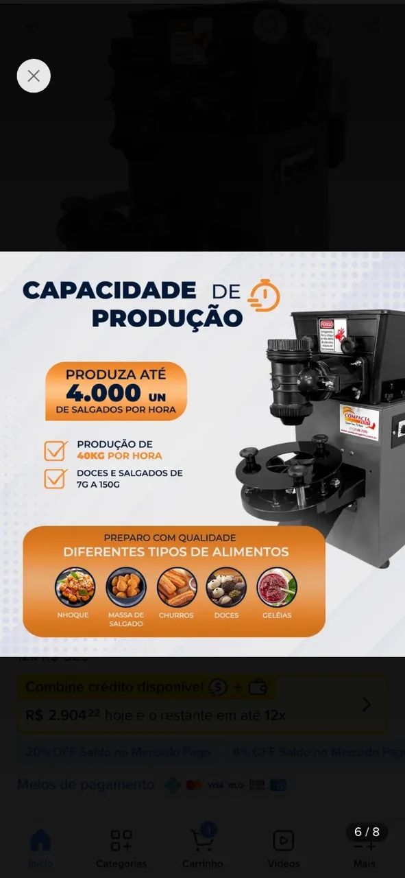 Maquina de Salgados compacta print - Foto 2