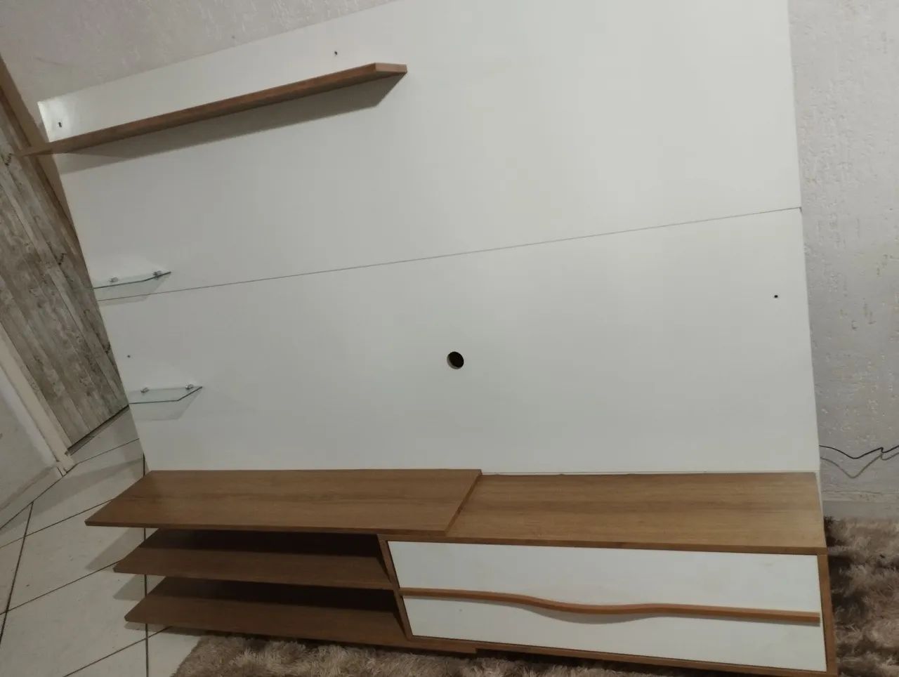 Painel branco grande para TV até 65 polegadas  - Foto 4