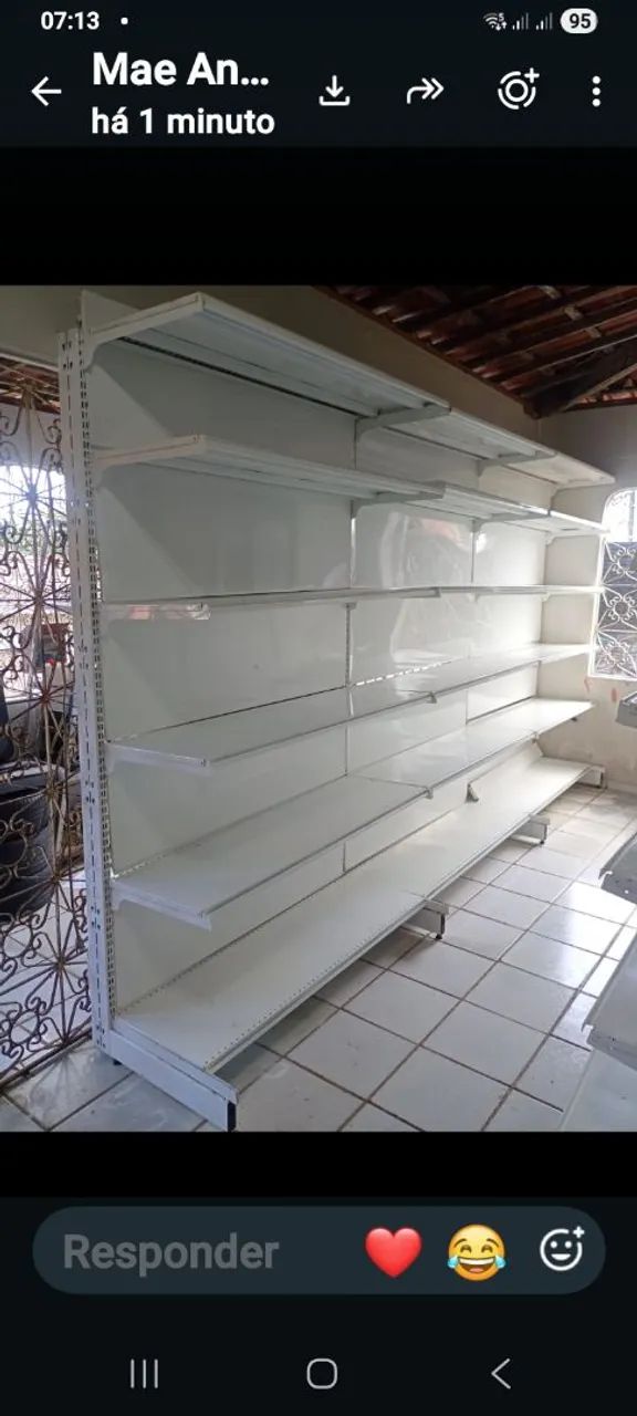 4 metros de pratileiras reforcada altas 2500