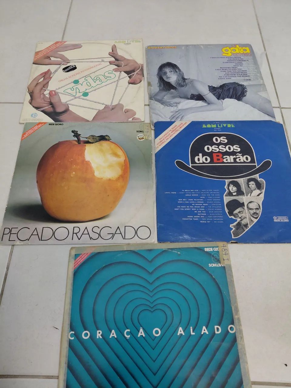 Lote 10 disco vinil novelas R$ 50 - Foto 3