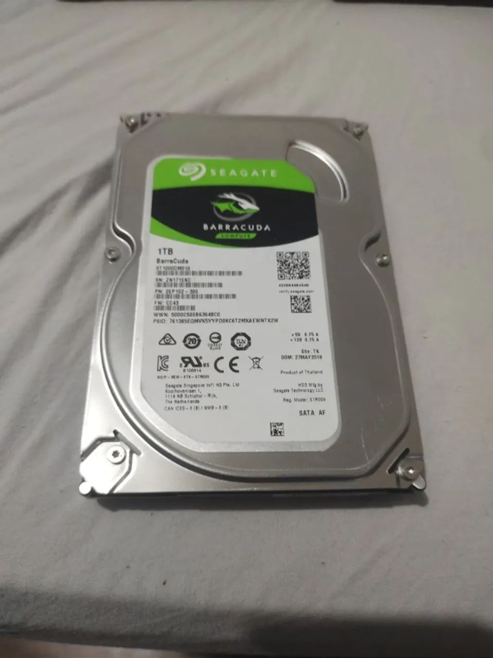 HD Barracuda Seagate 1TB