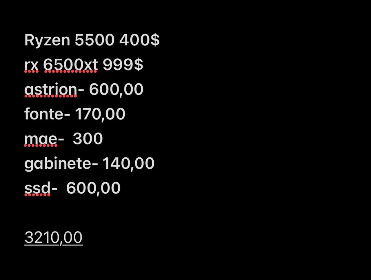 Pc Gamer Ryzen 5 + RX 6500Xt - Foto 5