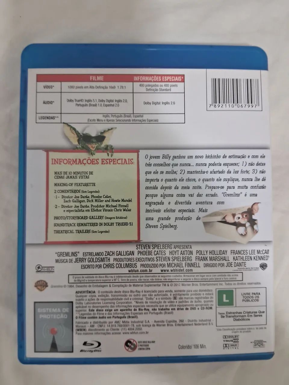Blu-ray  Gremlins - Foto 2