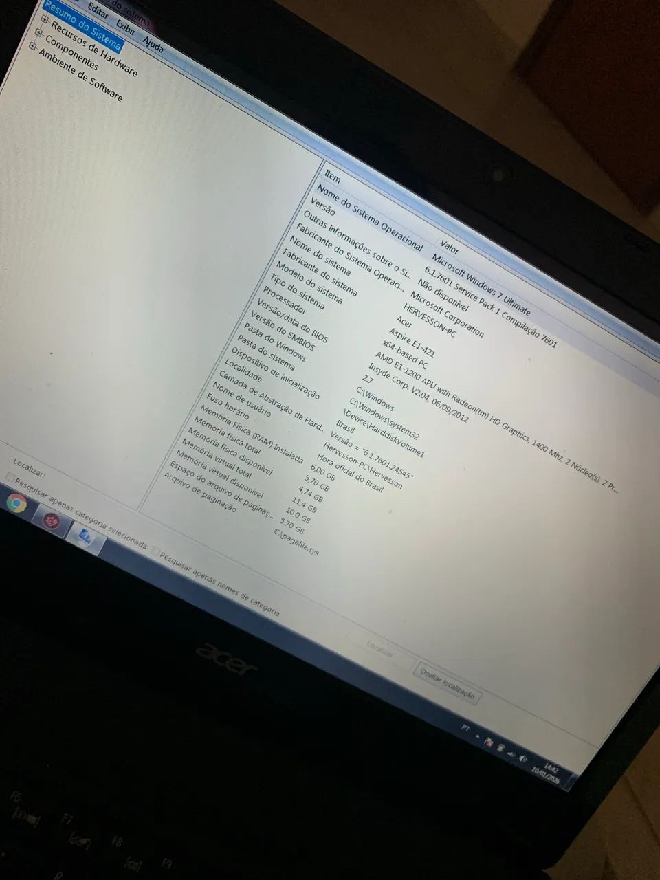 Notebook Acer  - Foto 3