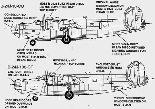 Canopies B-24H/J Liberator Squadron - Foto 3