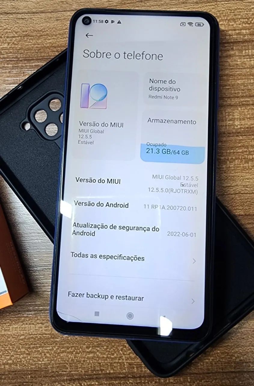 Celular Redmi Note 9 64GB e 4RAM - Foto 5