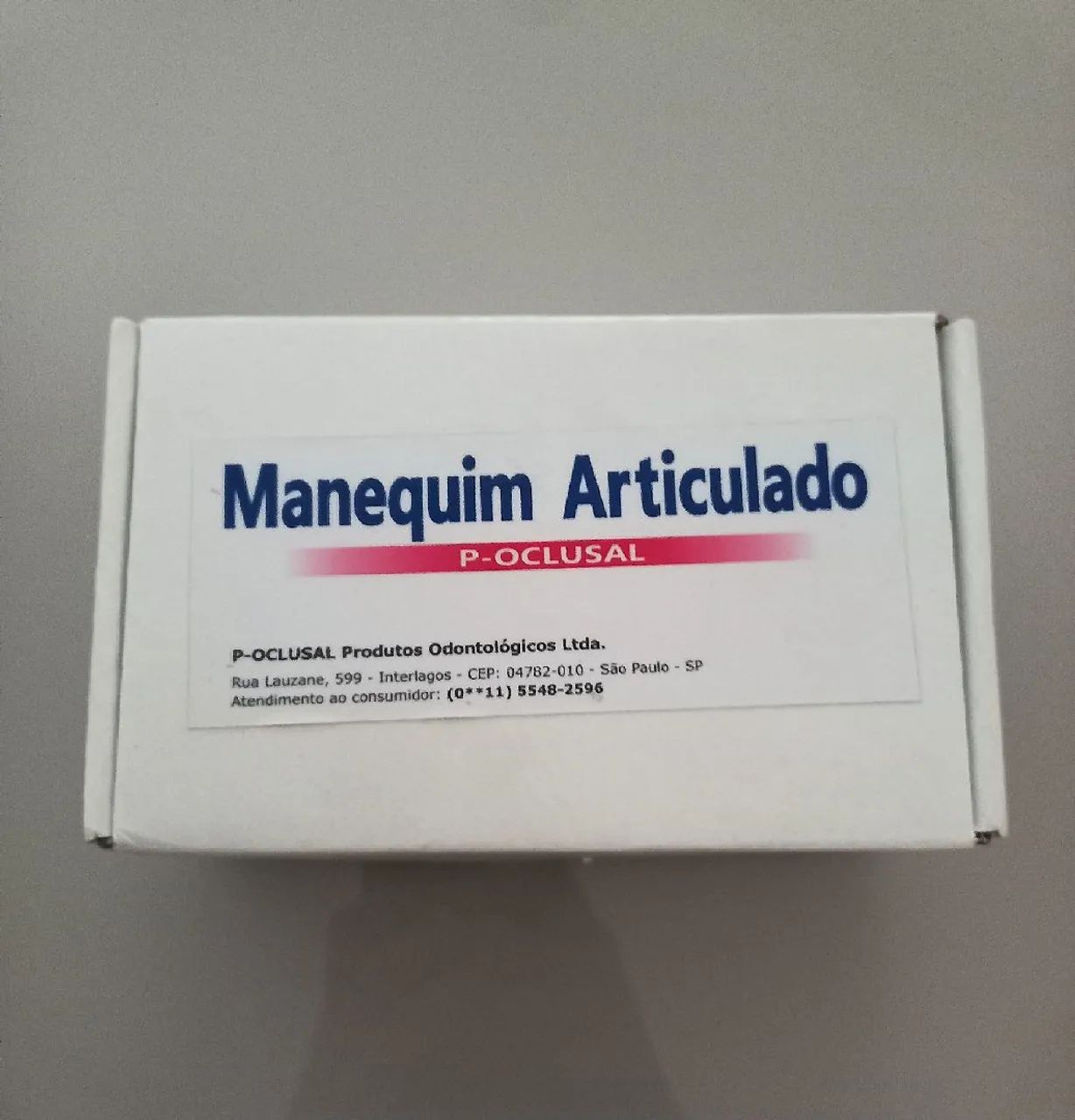 Manequim odontológico articulado