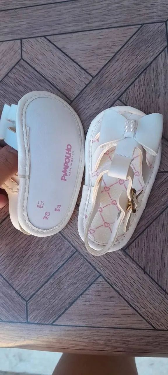 Sandália pra bebê recém-nascido menina  - Foto 2
