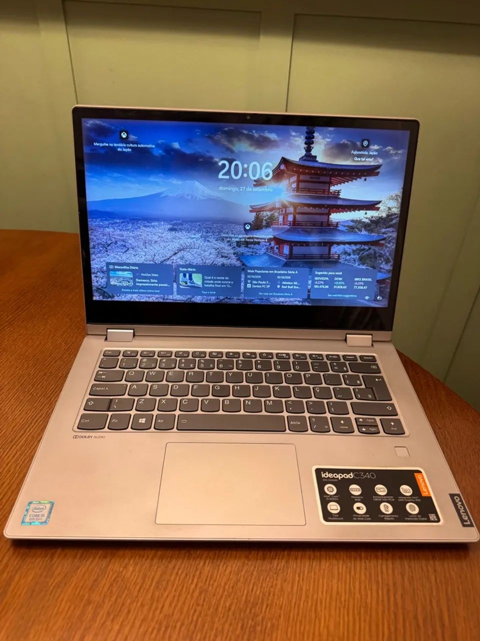 Notebook Lenovo Ideapad C340 i5 8GB SSD Touch 2 em 1 - Notebooks