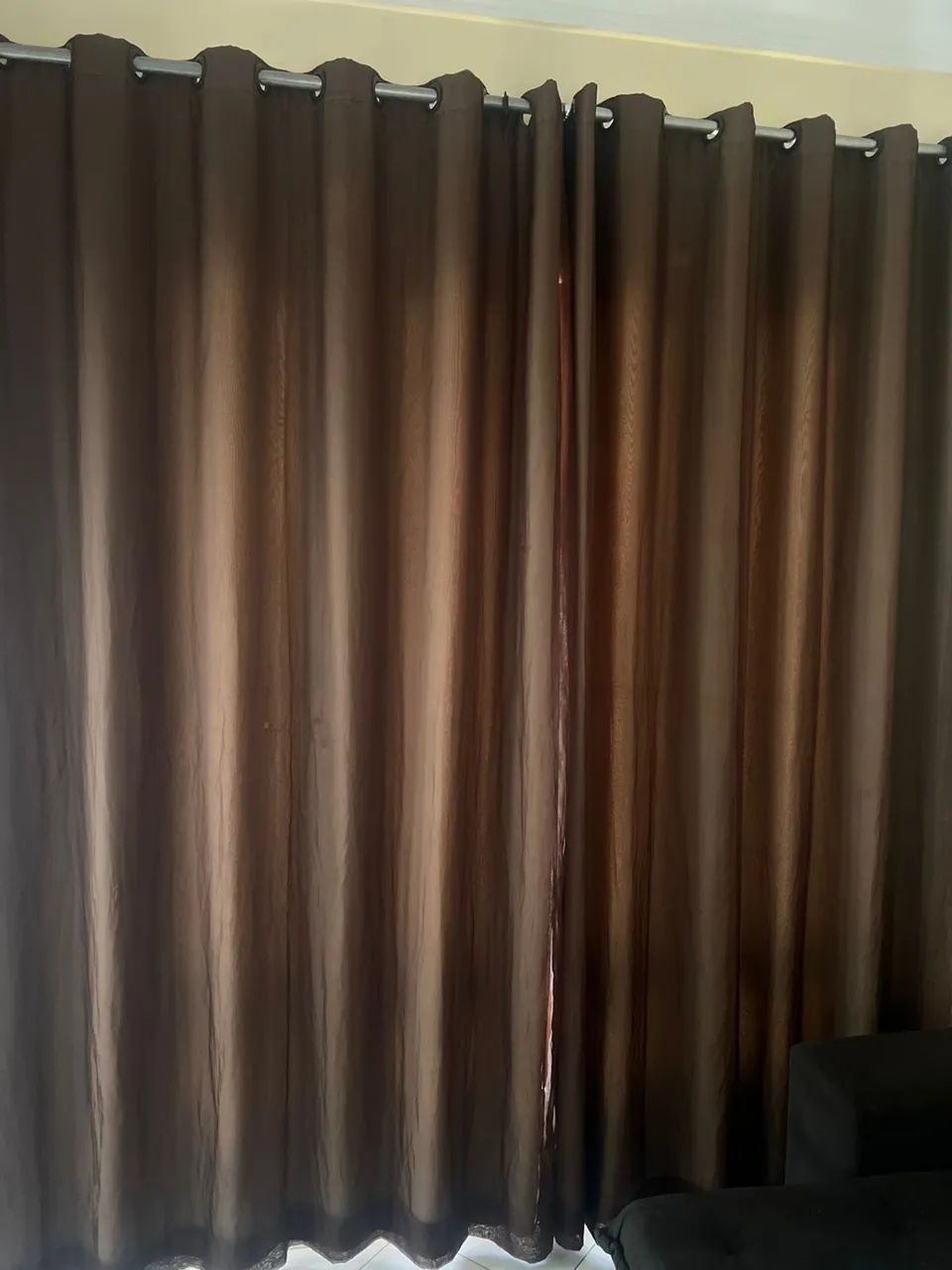 Vendo 3 cortinas top com bastão por 550 !