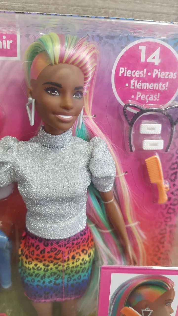 Barbie Penteado Arco Iris  - Foto 2