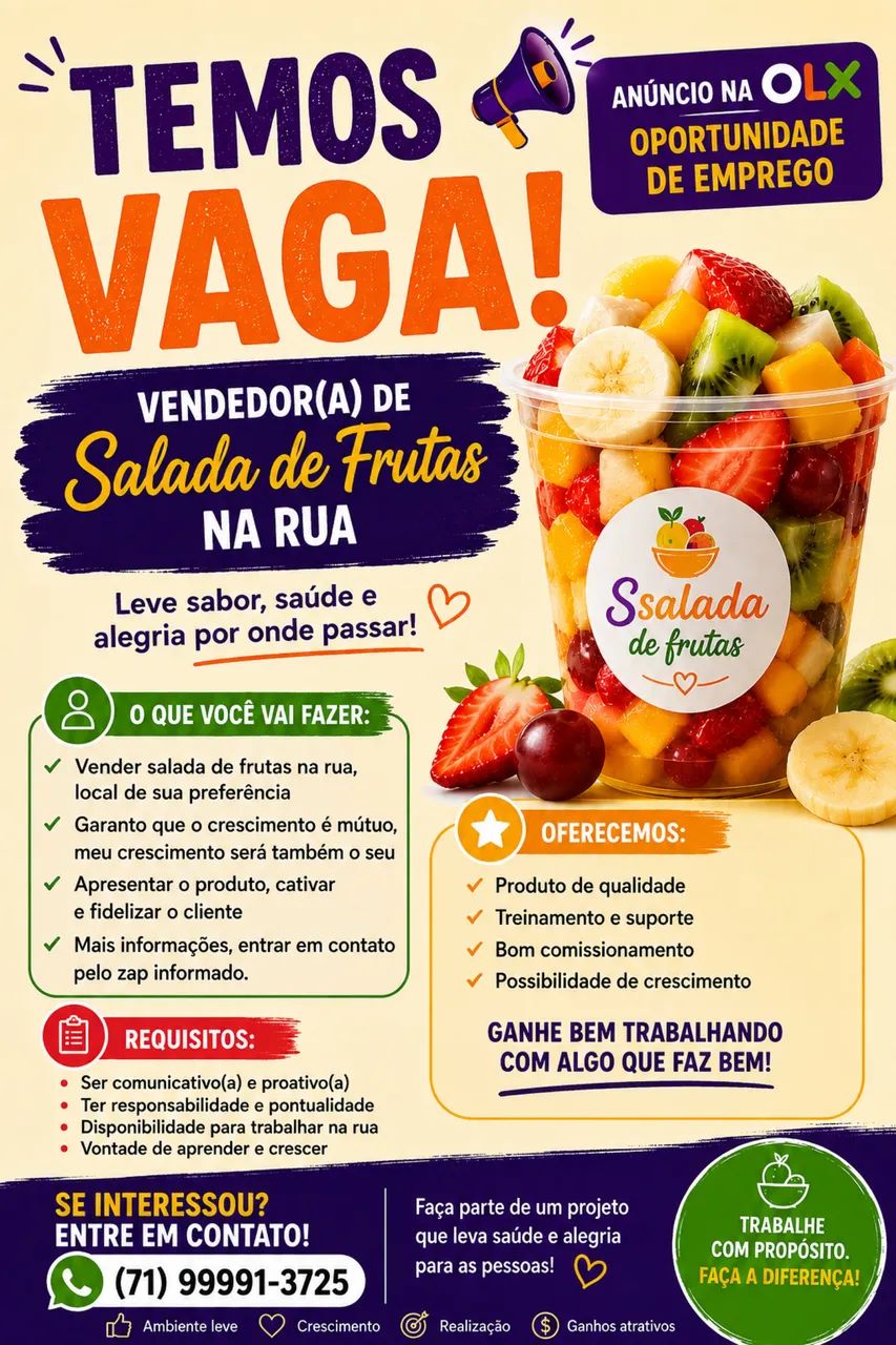 Vaga para jovem
