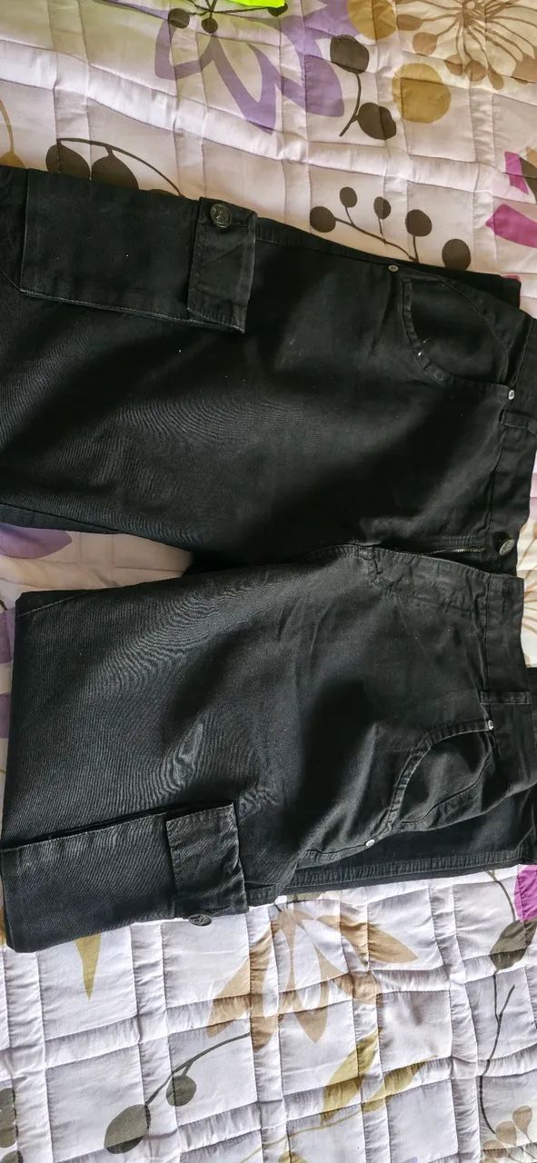 Calça Cargo Preta - Foto 3