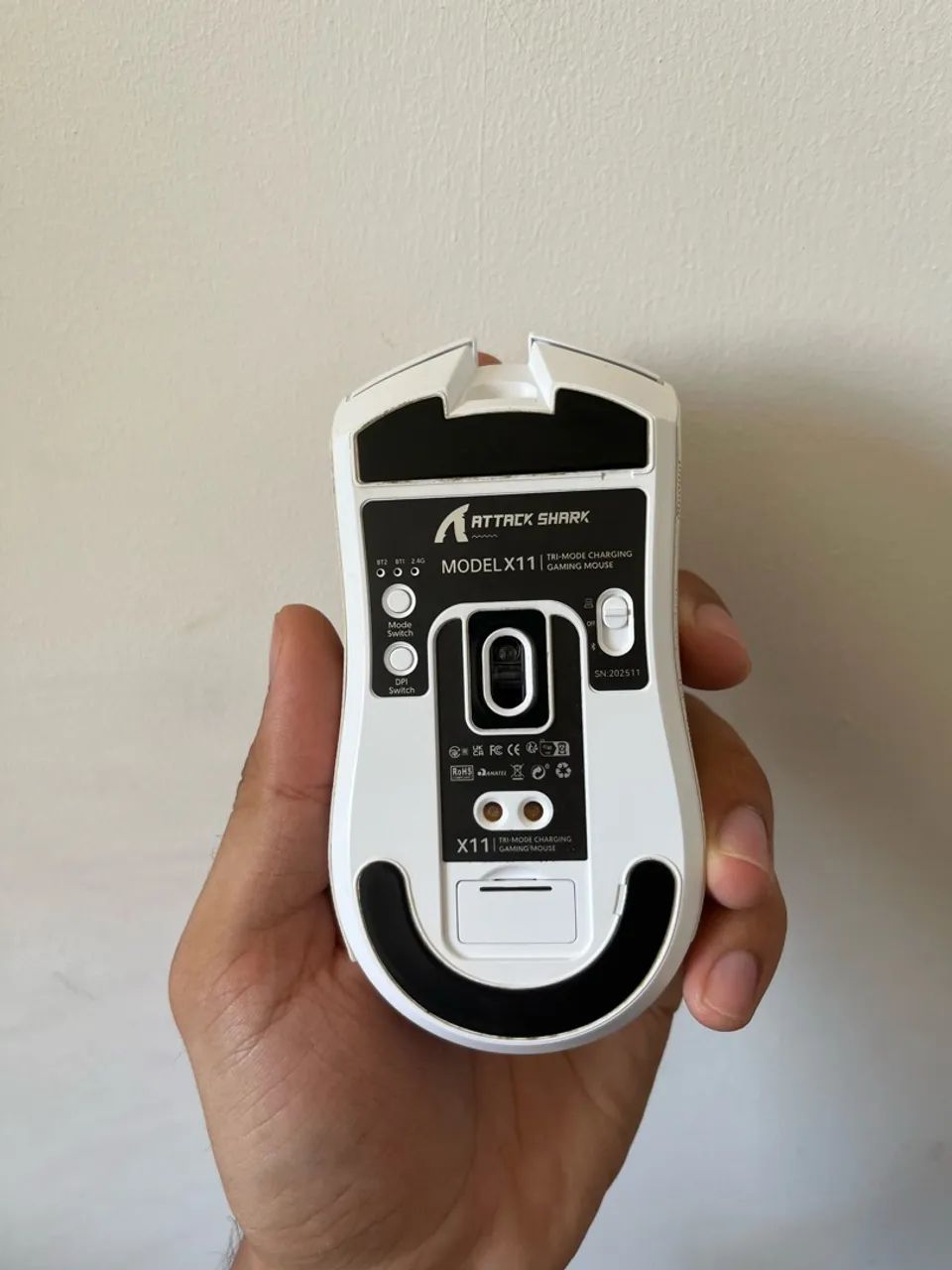 Mouse Attack Shark x11 com Dock de Carregamento - Foto 4